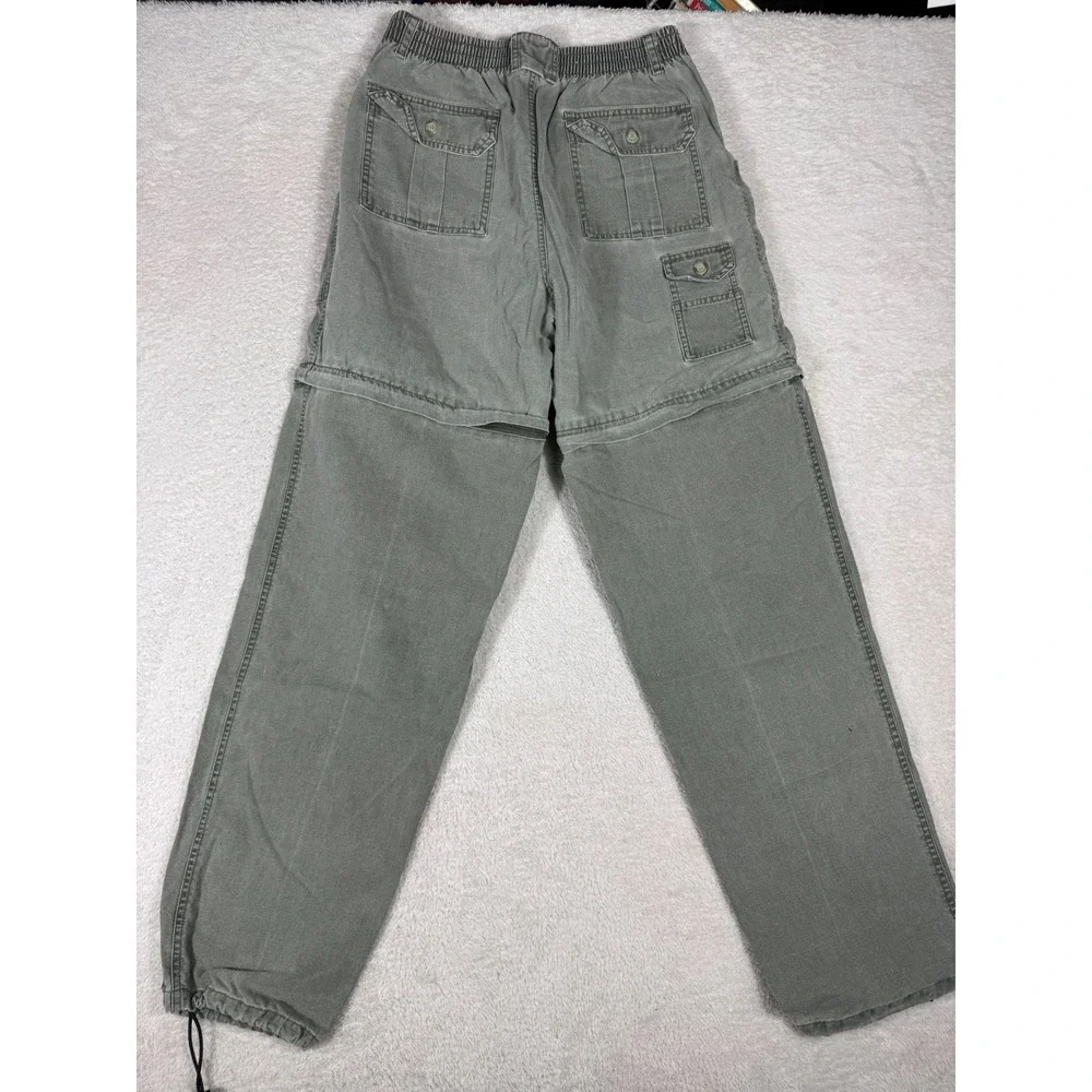 RedHead Convertible Cargo Pants Mens 32x33 Green Good Zip Off Utility Gorpcore